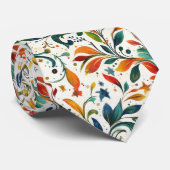 Vintag Inspiriert Paisley Leaf Muster Krawatte (Gerollt)