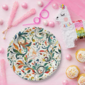 Vintag Inspiriert Paisley Leaf Muster Pappteller (Party)