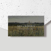 Vintag inspiriert, qr-Code-Ereignisplanung Visitenkarte