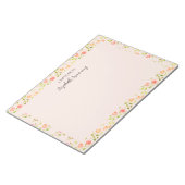 Vintag Inspiriert Rose Girly Garding Wildblume Notizblock (angewinkelt)