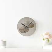 Vintag Inspiriert SandDollars Runde Wanduhr (Zuhause)