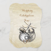 Vintag Inspiriert Steam Punk Hochzeit Einladung (Vorne/Hinten)