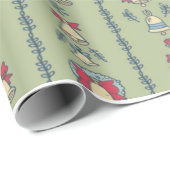 Vintag Inspiriert Weihnachtsglocken Geschenkpapier (Rolleneckpunkt)