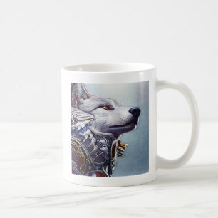 Vintag Inspiriert Wolf Head Art - Nostalgisch Kaffeetasse