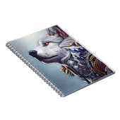 Vintag Inspiriert Wolf Head Art - Nostalgisch Notizblock (Rechte Seite)