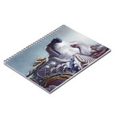 Vintag Inspiriert Wolf Head Art - Nostalgisch Notizblock (Linke Seite)