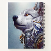 Vintag Inspiriert Wolf Head Art - Nostalgisch Notizblock (Rückseite)