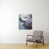 Vintag Inspiriert Wolf Head Art - Nostalgisch Wandteppich (Beispiel)