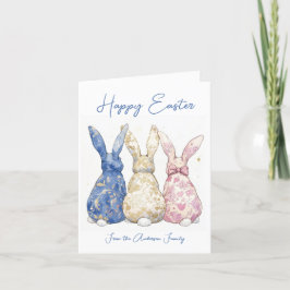 Vintag Inspirierte Niedliche Coquette Floral Oster Feiertagskarte