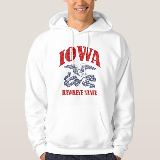 Vintag Iowa Hoodie (Vorderseite)