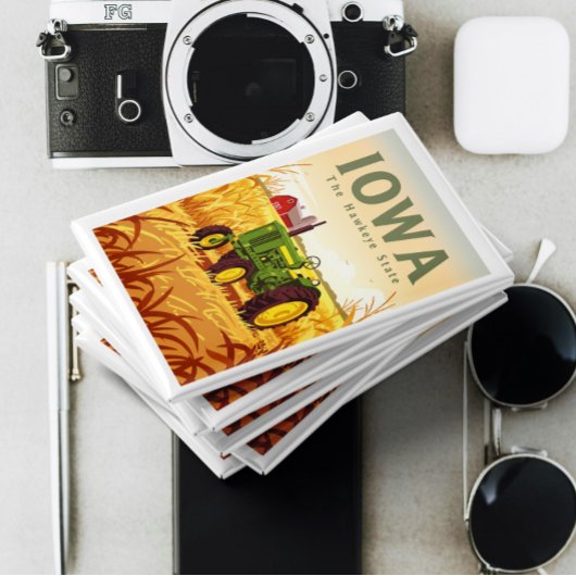 Vintag Iowa Magnet