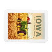 Vintag Iowa Magnet (Horizontal)