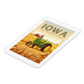 Vintag Iowa Magnet (Linke Seite)