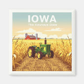 Vintag Iowa Magnet (Vorne)