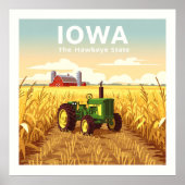 Vintag Iowa Poster (Vorne)