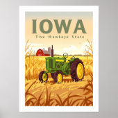 Vintag Iowa Poster (Vorne)