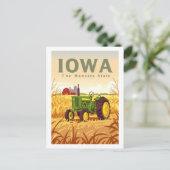Vintag Iowa Postkarte (Stehend Vorderseite)
