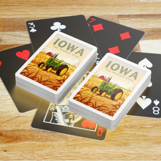 Vintag Iowa Spielkarten