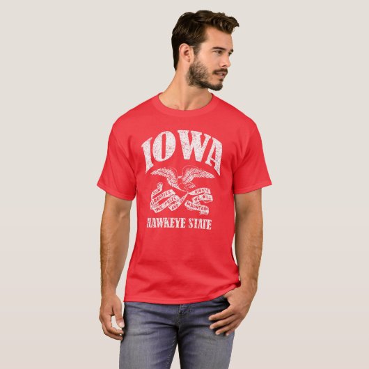 Vintag Iowa T-Shirt (Vorne ganz)