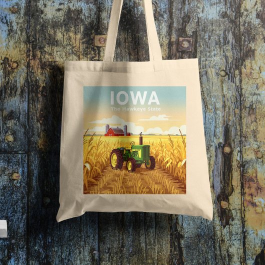 Vintag Iowa Tragetasche