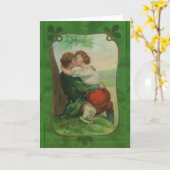 Vintag Ireland Irish Romance St. Patrick's Day Karte (Gelbe Blume)