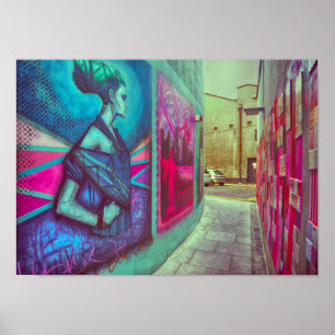 Vintag Ireland Street Art Poster