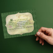 Vintag irischer Segen Magnetkarte