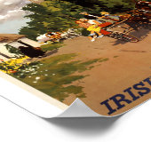 Vintag Irish Airlines Reiseplakat Poster (Ecke)