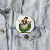 Vintag Irish Girl Button (Beispiel)