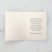 Vintag Irish Girl Individuelle Name St. Patrick's Karte (Innenseite)