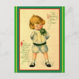 Vintag Irish Laddie - St. Patrick's Gruß Postkarte