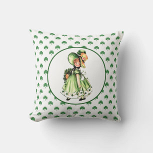 Vintag Irish Little Girl Gift Kissen