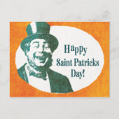 Vintag Irish Saint Patrick Postkarte (Vorderseite)