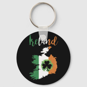 Vintag Irland Irish Flag Green St Patrick's Day Schlüsselanhänger