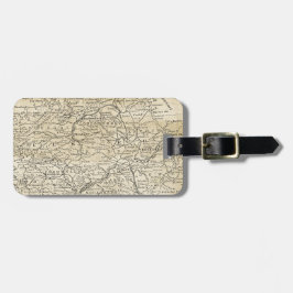 Vintag Irland Karte Nord-Londonderregion Gepäckanhänger