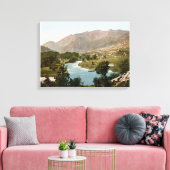 Vintag Irland, Killarney MacGillycuddy Reeks Leinwanddruck (Insitu (Wohnzimmer))