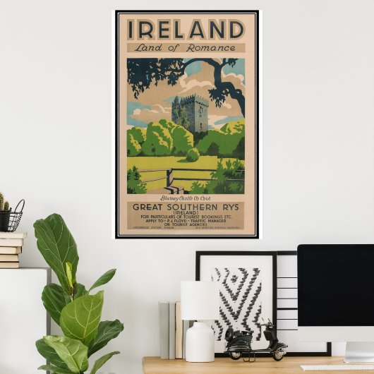 Vintag Irland - Poster (Heimbüro)