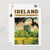 Vintag Irland - Postkarte (Vorne/Hinten)