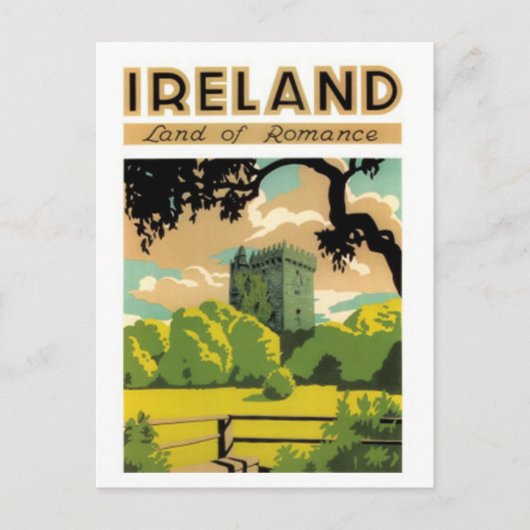Vintag Irland - Postkarte (Vorderseite)