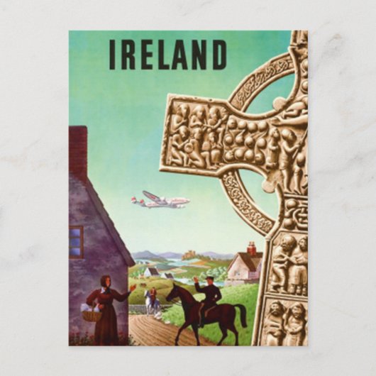 Vintag Irland - Postkarte (Vorderseite)