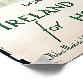 Vintag Irland Reiseplakat Poster (Ecke)