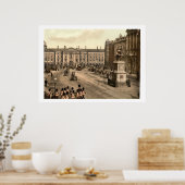 Vintag Irland, Uni Green Dublin Poster (Küche)