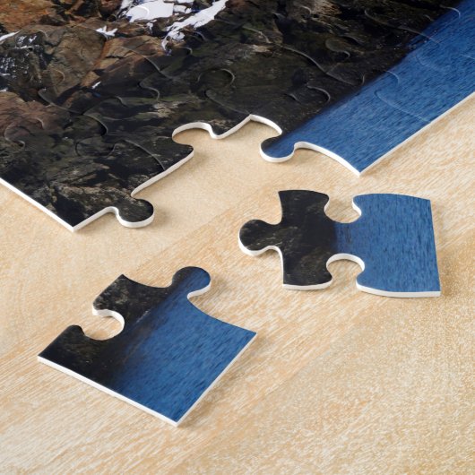 Vintag Island Lighthouse Custom Foto Puzzle (Seite)