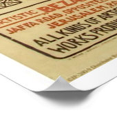 Vintag Israel Palästina Reiseplakat Poster (Ecke)