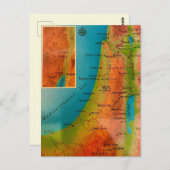 Vintag Israel Postkarte (Vorne/Hinten)