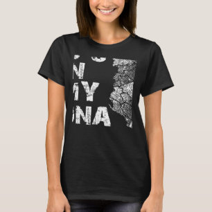 Vintag ist es in meiner DNA Albanien Karte Thumbpr T-Shirt