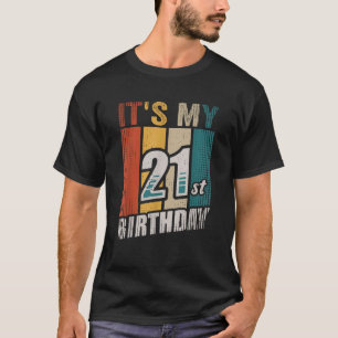Vintag ist es mein 21. Geburtstag T-Shirt