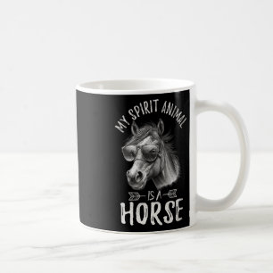 Vintag ist mein Geisttier ein Pferd Kaffeetasse