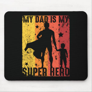 Vintag ist mein Vater mein Super Helden Retro Vate Mousepad