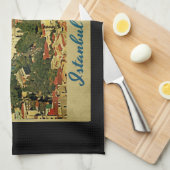 Vintag Istanbul Türkei Handtuch (Viertel Falte)